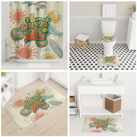 NZ Slang Sweet As Kiwi Shaka Sign Bathroom Set New Zealand Surfboards Sun and Tropical Beach Retro TS04 - Polynesian Pride