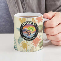 NZ Slang Sweet As Kiwi Shaka Sign Ceramic Mug New Zealand Surfboards Sun and Tropical Beach Retro TS04 - Polynesian Pride