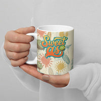 NZ Slang Sweet As Kiwi Shaka Sign Ceramic Mug New Zealand Surfboards Sun and Tropical Beach Retro TS04 - Polynesian Pride