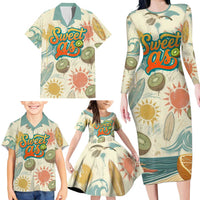 NZ Slang Sweet As Kiwi Shaka Sign Family Matching Long Sleeve Bodycon Dress and Hawaiian Shirt New Zealand Surfboards Sun and Tropical Beach Retro TS04 - Polynesian Pride