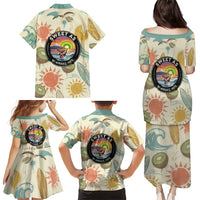NZ Slang Sweet As Kiwi Shaka Sign Family Matching Puletasi and Hawaiian Shirt New Zealand Surfboards Sun and Tropical Beach Retro TS04 - Polynesian Pride
