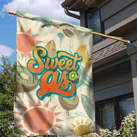NZ Slang Sweet As Kiwi Shaka Sign Garden Flag New Zealand Surfboards Sun and Tropical Beach Retro TS04 - Polynesian Pride