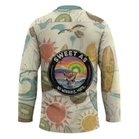 NZ Slang Sweet As Kiwi Shaka Sign Hockey Jersey New Zealand Surfboards Sun and Tropical Beach Retro TS04 - Polynesian Pride