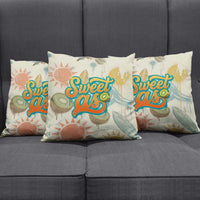 NZ Slang Sweet As Kiwi Shaka Sign Pillow Cover New Zealand Surfboards Sun and Tropical Beach Retro TS04 - Polynesian Pride