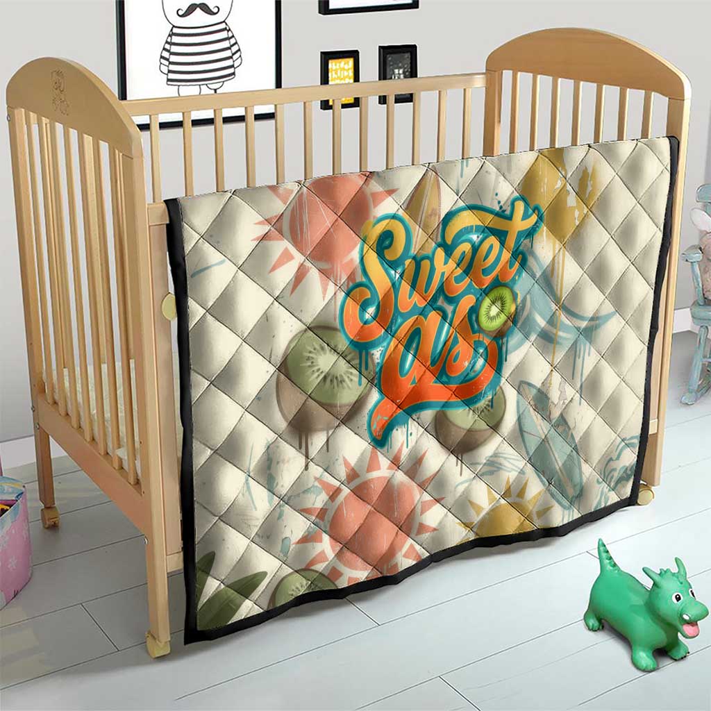 NZ Slang Sweet As Kiwi Shaka Sign Quilt New Zealand Surfboards Sun and Tropical Beach Retro TS04 - Polynesian Pride