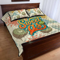 NZ Slang Sweet As Kiwi Shaka Sign Quilt Bed Set New Zealand Surfboards Sun and Tropical Beach Retro TS04 - Polynesian Pride