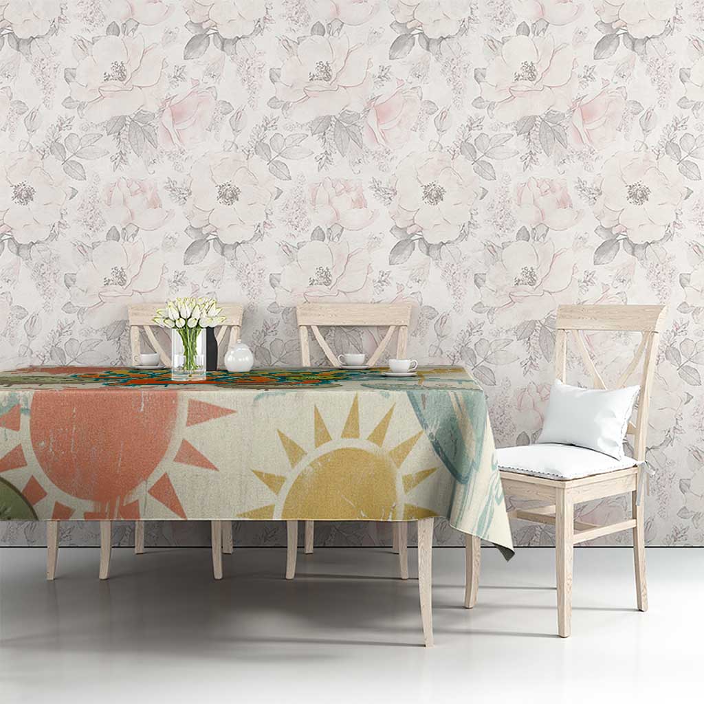 NZ Slang Sweet As Kiwi Shaka Sign Tablecloth New Zealand Surfboards Sun and Tropical Beach Retro TS04 - Polynesian Pride