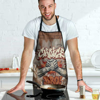 Choice Bro Graffiti Handshake Apron New Zealand Slang Fern Brick Wall and Urban Street Art TS04 - Polynesian Pride