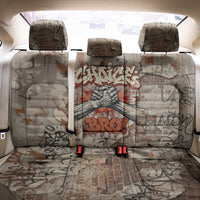 Choice Bro Graffiti Handshake Back Car Seat Cover New Zealand Slang Fern Brick Wall and Urban Street Art TS04 - Polynesian Pride