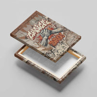 Choice Bro Graffiti Handshake Canvas Wall Art New Zealand Slang Fern Brick Wall and Urban Street Art TS04 - Polynesian Pride