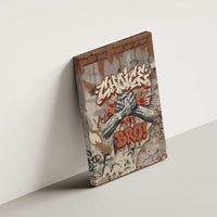 Choice Bro Graffiti Handshake Canvas Wall Art New Zealand Slang Fern Brick Wall and Urban Street Art TS04 - Polynesian Pride