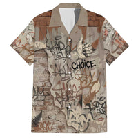 Choice Bro Graffiti Handshake Hawaiian Shirt New Zealand Slang Fern Brick Wall and Urban Street Art TS04 Multicolor - Polynesian Pride