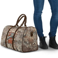Choice Bro Graffiti Handshake Travel Bag New Zealand Slang Fern Brick Wall and Urban Street Art TS04 - Polynesian Pride