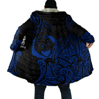 Pohnpei Federated States Of Micronesia Cloak Polynesian Tribal Heritage Art With Blue Island Tattoo Patterns TS04 - Polynesian Pride