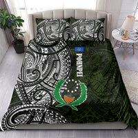 Pohnpei Federated States Of Micronesia Bedding Set Polynesian Tribal Heritage Art With Kaselehlie State Seal