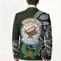 Pohnpei Federated States Of Micronesia Blazer Polynesian Tribal Heritage Art With Kaselehlie State Seal