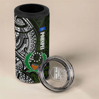 Pohnpei Federated States Of Micronesia 4 in 1 Can Cooler Tumbler Polynesian Tribal Heritage Art With Kaselehlie State Seal TS04 - Polynesian Pride