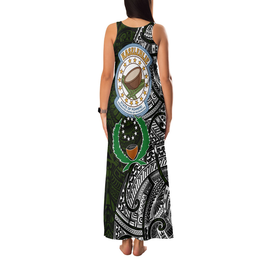 Pohnpei Federated States Of Micronesia Family Matching Tank Maxi Dress and Hawaiian Shirt Polynesian Tribal Heritage Art With Kaselehlie State Seal TS04 - Polynesian Pride