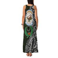 Pohnpei Federated States Of Micronesia Family Matching Tank Maxi Dress and Hawaiian Shirt Polynesian Tribal Heritage Art With Kaselehlie State Seal TS04 - Polynesian Pride