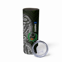 Pohnpei Federated States Of Micronesia Skinny Tumbler Polynesian Tribal Heritage Art With Kaselehlie State Seal