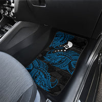 Yap Island Tribal Heritage Car Mats Micronesian Polynesian Tattoo Pattern Blue Black Cultural Art TS04 - Polynesian Pride