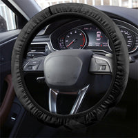 Yap Island Tribal Heritage Steering Wheel Cover Micronesian Polynesian Tattoo Pattern Blue Black Cultural Art TS04 - Polynesian Pride