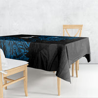 Yap Island Tribal Heritage Tablecloth Micronesian Polynesian Tattoo Pattern Blue Black Cultural Art TS04 - Polynesian Pride