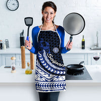 Northern Mariana Islands Saipan Apron Polynesian Tribal Pattern - Commonwealth Seal Art