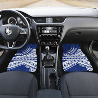 Northern Mariana Islands Saipan Car Mats Polynesian Tribal Pattern - Commonwealth Seal Art