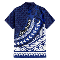 Northern Mariana Islands Saipan Family Matching Short Sleeve Bodycon Dress and Hawaiian Shirt Polynesian Tribal Pattern - Commonwealth Seal Art TS04 - Polynesian Pride