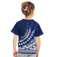 Northern Mariana Islands Saipan Kid T Shirt Polynesian Tribal Pattern - Commonwealth Seal Art