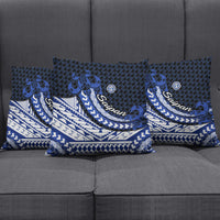 Northern Mariana Islands Saipan Pillow Cover Polynesian Tribal Pattern - Commonwealth Seal Art
