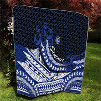Northern Mariana Islands Saipan Quilt Polynesian Tribal Pattern - Commonwealth Seal Art