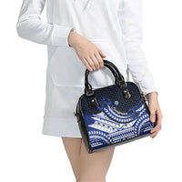 Northern Mariana Islands Saipan Shoulder Handbag Polynesian Tribal Pattern - Commonwealth Seal Art TS04 - Polynesian Pride