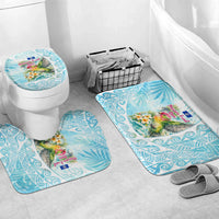 Saipan CMNI Bathroom Set Polynesian Northern Mariana Islands Fruit Dove Watercolor