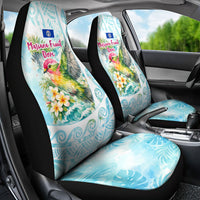 Saipan CMNI Car Seat Cover Polynesian Northern Mariana Islands Fruit Dove Watercolor TS04 - Polynesian Pride