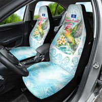 Saipan CMNI Car Seat Cover Polynesian Northern Mariana Islands Fruit Dove Watercolor TS04 - Polynesian Pride