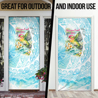 Saipan CMNI Door Cover Polynesian Northern Mariana Islands Fruit Dove Watercolor