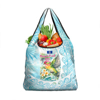 Saipan CMNI Grocery Bag Polynesian Northern Mariana Islands Fruit Dove Watercolor