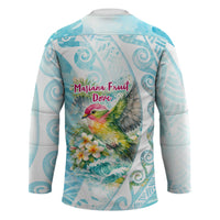Saipan CMNI Hockey Jersey Polynesian Northern Mariana Islands Fruit Dove Watercolor