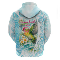 Saipan CMNI Hoodie Polynesian Northern Mariana Islands Fruit Dove Watercolor