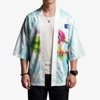 Saipan CMNI Kimono Polynesian Northern Mariana Islands Fruit Dove Watercolor