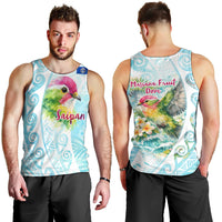 Saipan CMNI Men Tank Top Polynesian Northern Mariana Islands Fruit Dove Watercolor TS04 - Polynesian Pride