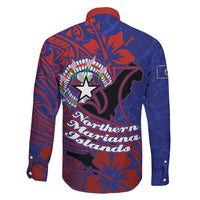 Saipan Northern Mariana Islands Family Matching Short Sleeve Bodycon Dress and Hawaiian Shirt Polynesian Tribal Tattoo Art With Hibiscus Flowers And Seal TS04 - Polynesian Pride