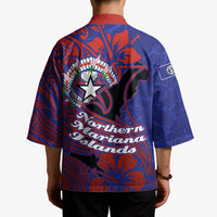 Saipan Northern Mariana Islands Kimono Polynesian Tribal Tattoo Art With Hibiscus Flowers And Seal TS04 - Polynesian Pride