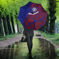 Saipan Northern Mariana Islands Umbrella Polynesian Tribal Tattoo Art With Hibiscus Flowers And Seal TS04 - Polynesian Pride
