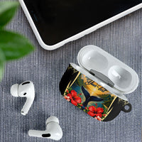 Personalized Masefau American Samoa Whale AirPods Case Polynesian Tribal Pattern Tropical Hibiscus TS04 - Polynesian Pride