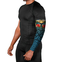 Personalized Masefau American Samoa Whale Arm Sleeves Polynesian Tribal Pattern Tropical Hibiscus TS04 - Polynesian Pride