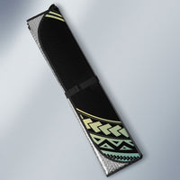 Personalized Masefau American Samoa Whale Auto Sun Shade Polynesian Tribal Pattern Tropical Hibiscus TS04 - Polynesian Pride