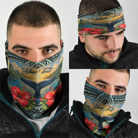 Personalized Masefau American Samoa Whale Neck Gaiter Polynesian Tribal Pattern Tropical Hibiscus TS04 - Polynesian Pride